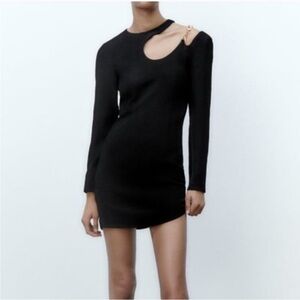 NWT Zara chain shoulder mini dress